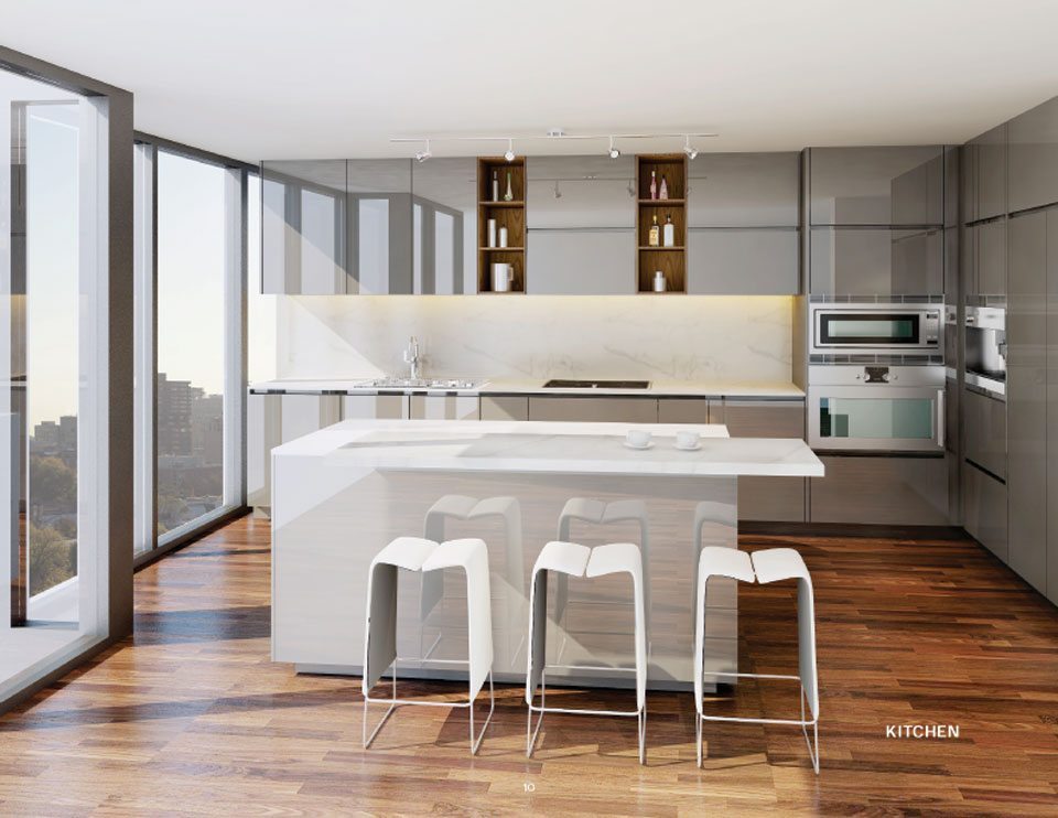 Perry Condos Kitchen Toronto, Canada