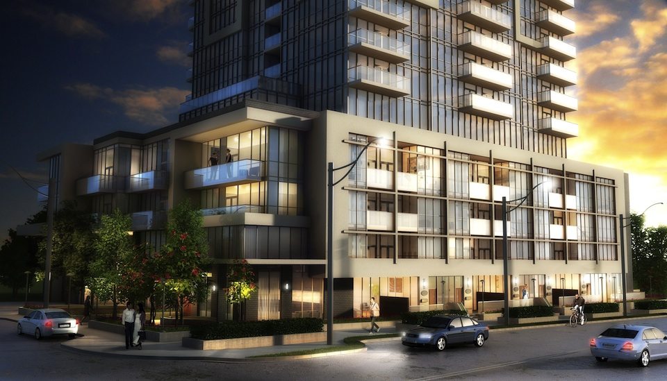 Pinnacle Grand Park 1 & 2 Condos Front View Toronto, Canada
