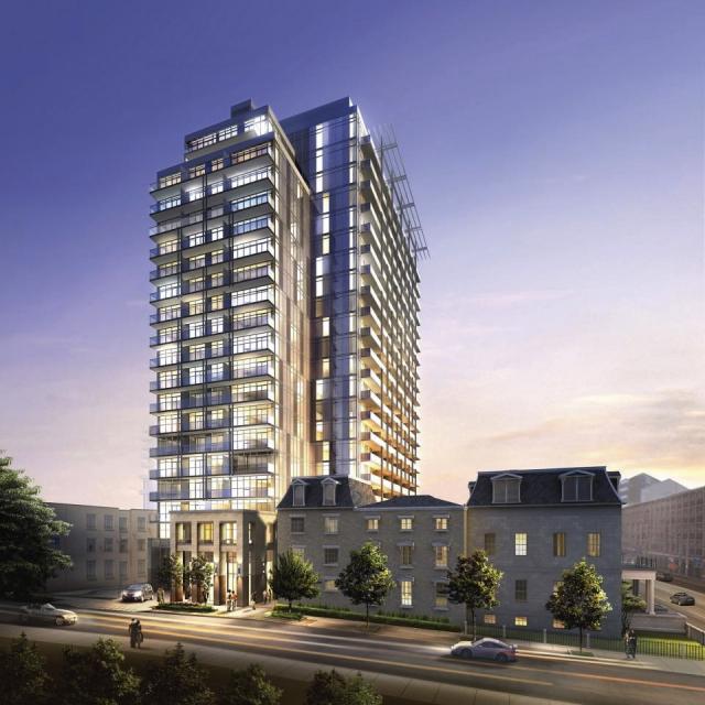 Post House Condominiums Front View Toronto, Canada