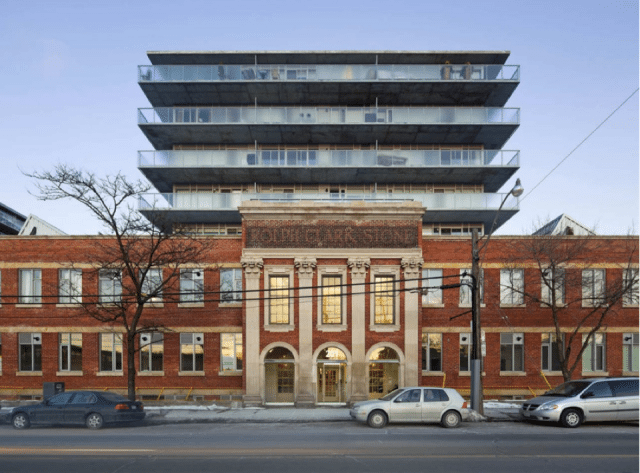 Printing Factory Lofts Front View Toronto, Canada