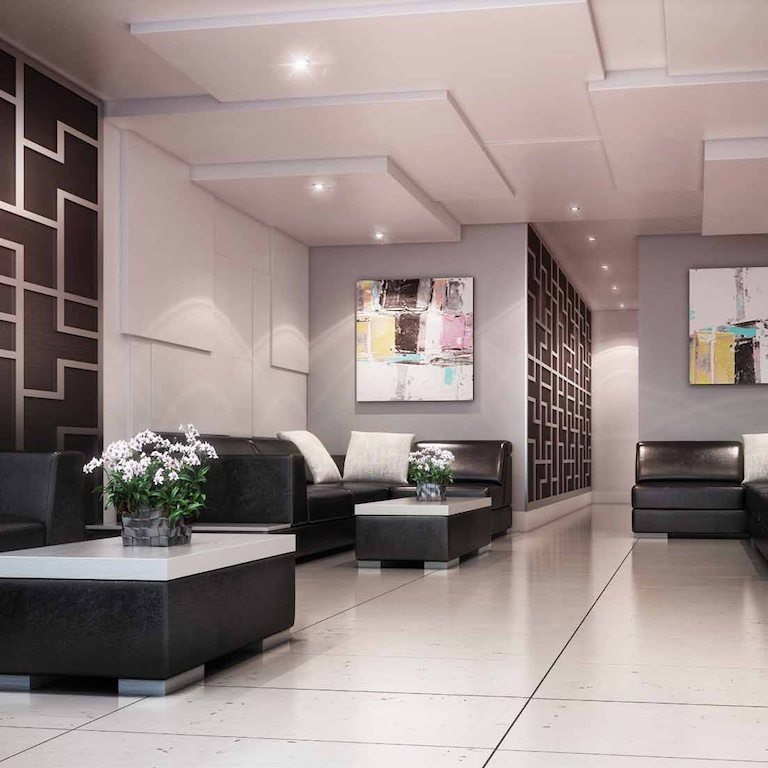 Qube Condos Lobby Toronto, Canada