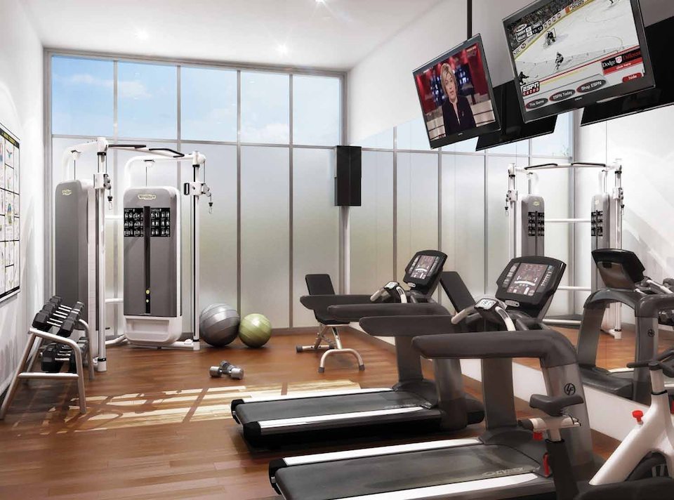 Qube Condos Fitness Center Toronto, Canada