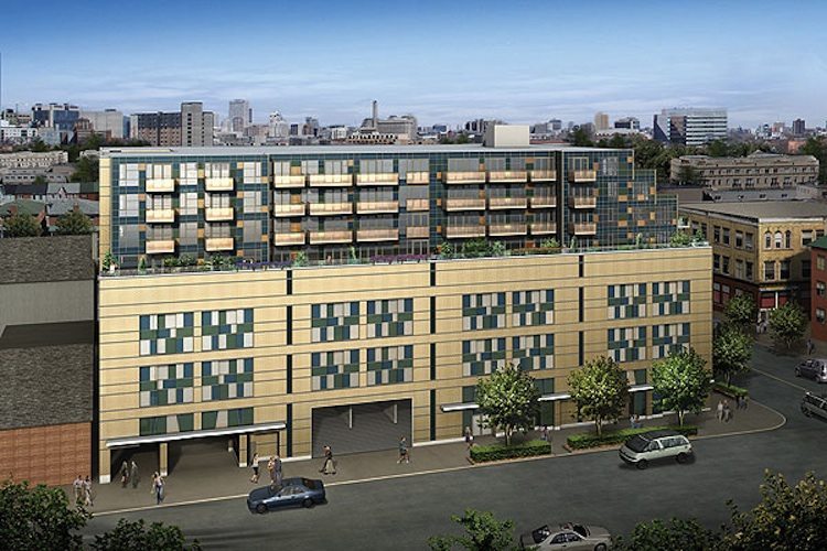 Queen & Portland Loft & Condominium Residences Aerial View Toronto, Canada