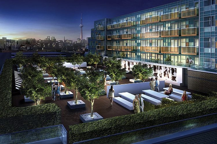 Queen & Portland Loft & Condominium Residences Terrace Party Toronto, Canada