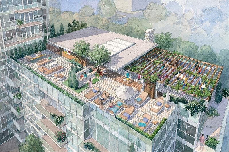 Ravine Condos Rooftop Pool Toronto, Canada