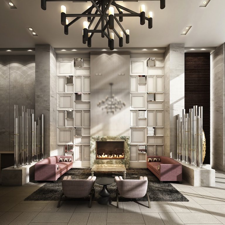 Rise Condos Lobby Toronto, Canada