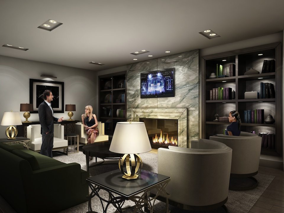 Rise Condos Living Area Toronto, Canada