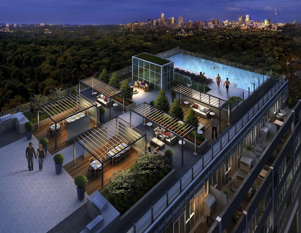 Rise Condos Aerial Terrace Toronto, Canada