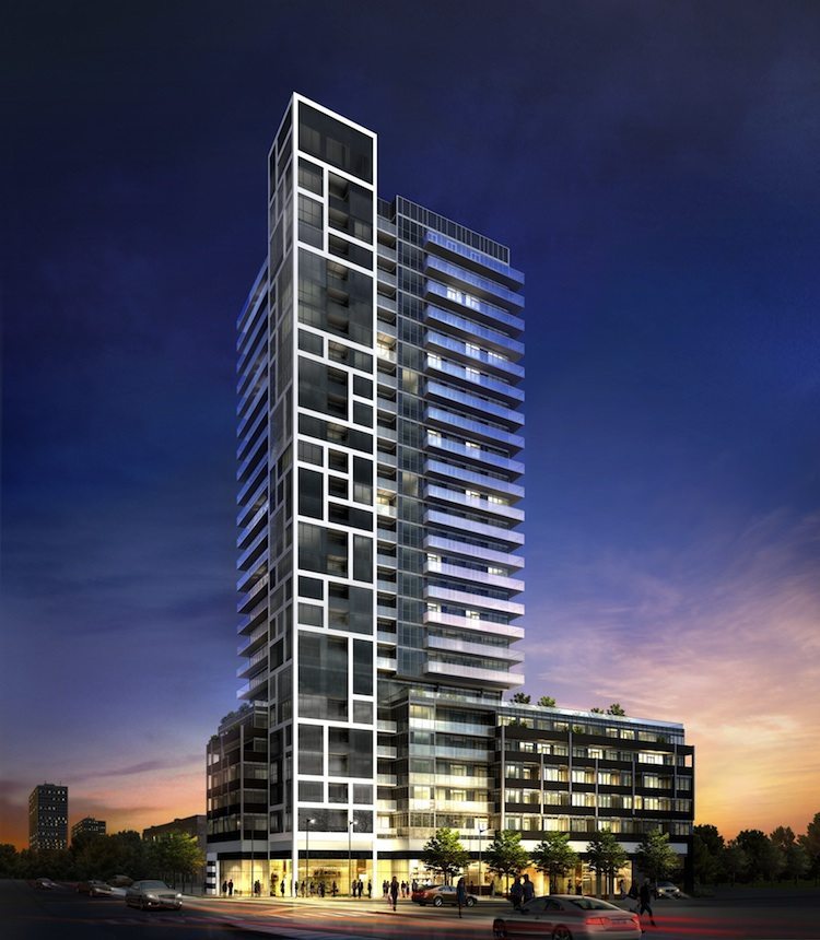 Rise Condos Building View Toronto, Canada