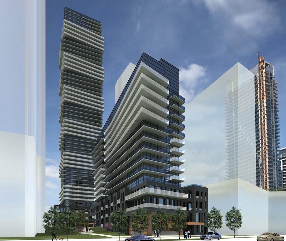 Riva del Lago Condos Building View Toronto, Canada