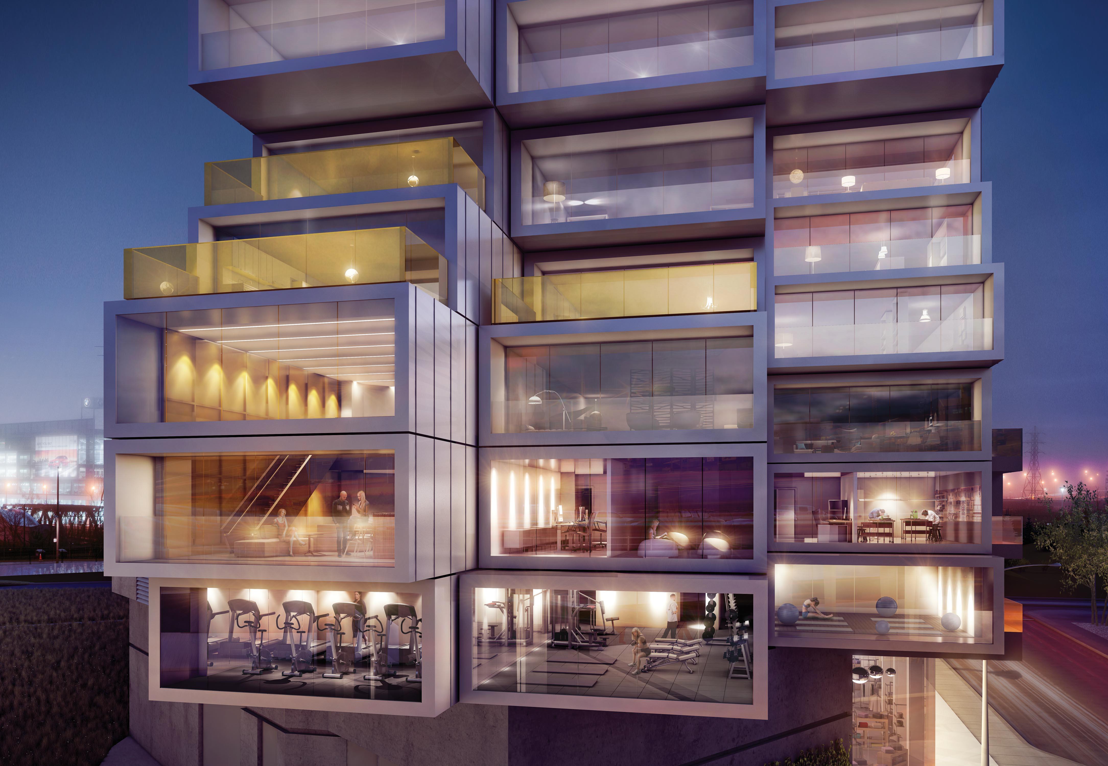 River City Condos Phases 3 Gym Toronto, Canada
