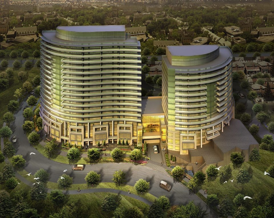 Scenic On Eglinton Condos Aerial View Toronto, Canada