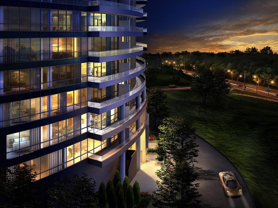 Scenic On Eglinton Condos Front View Toronto, Canada