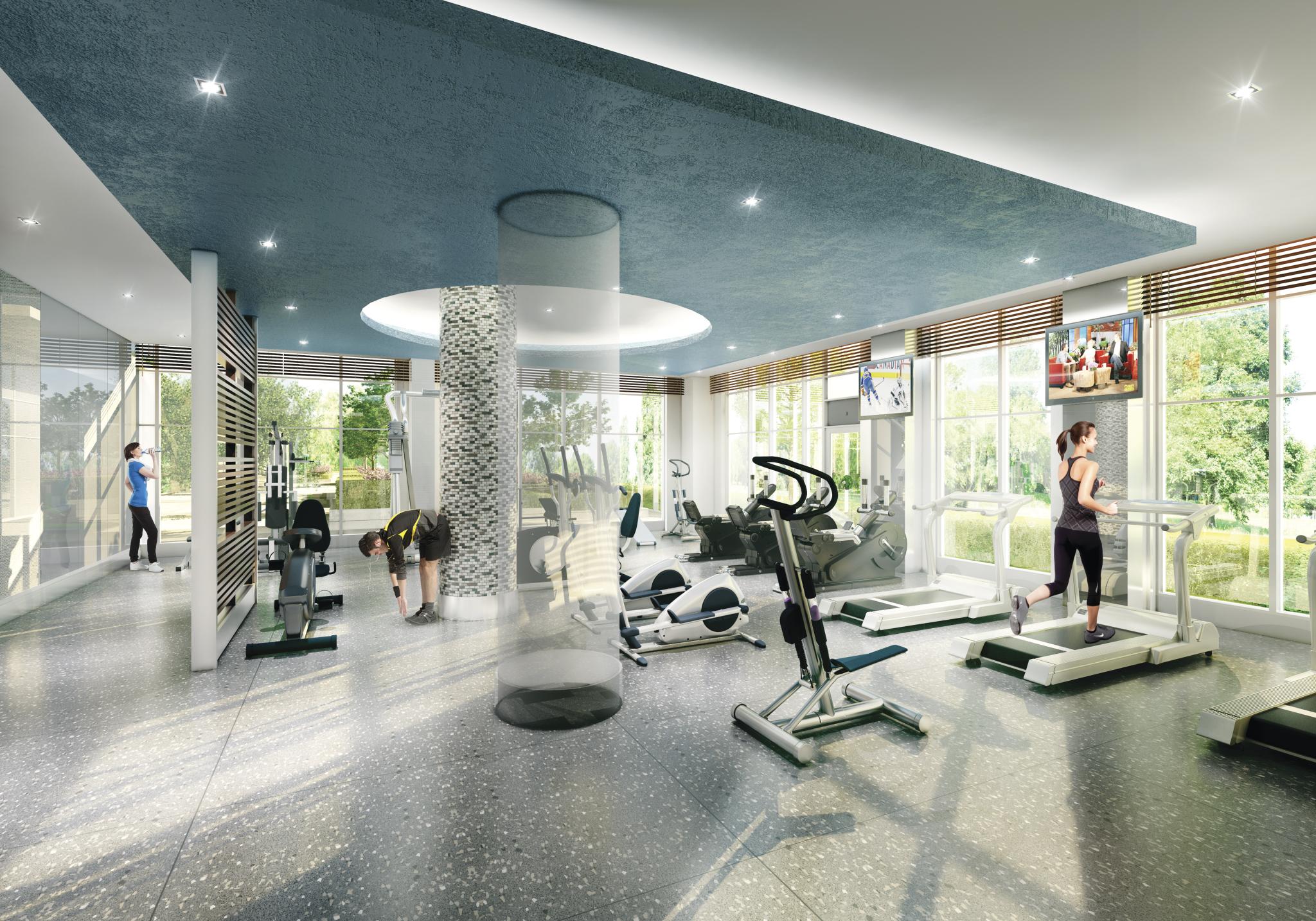 Senses Condominiums Gym Toronto, Canada