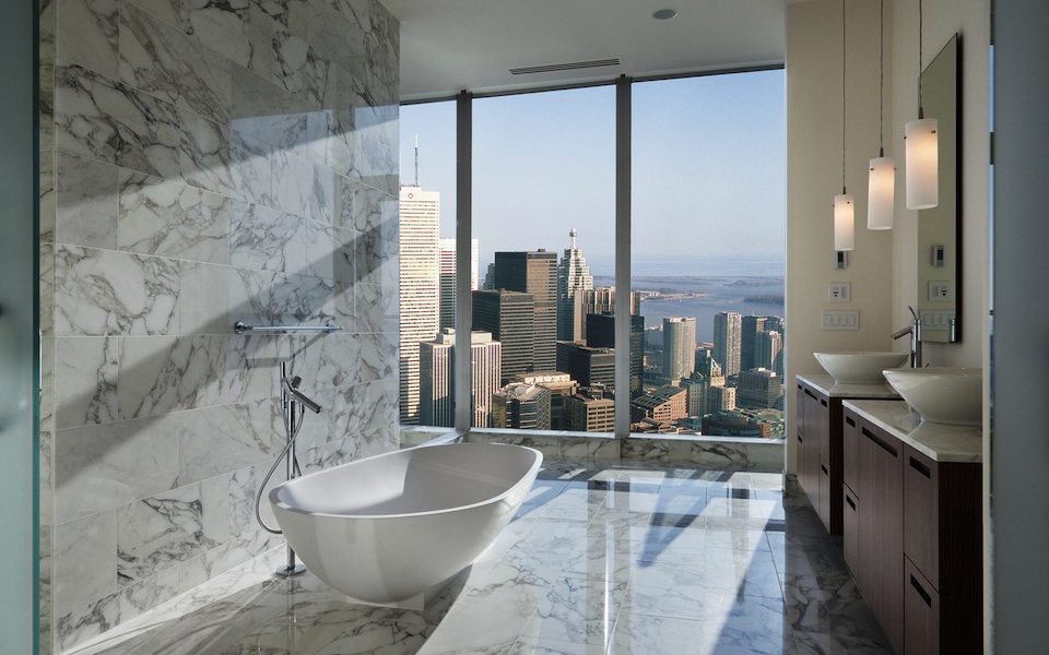 Shangri-La Toronto Condos Bathroom View Toronto, Canada
