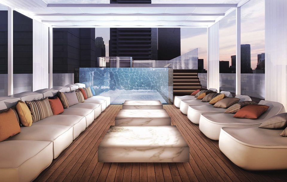Sixty Colborne Condos Party Room Toronto, Canada