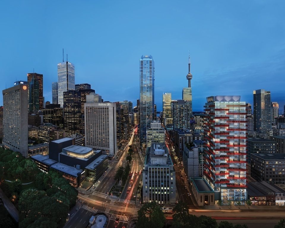 Smart House Condos Aerial View Toronto, Canada