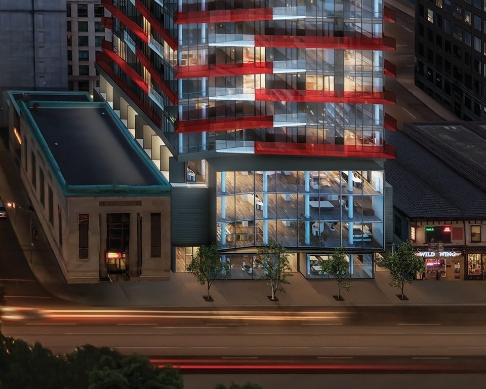 Smart House Condos Night View Toronto, Canada
