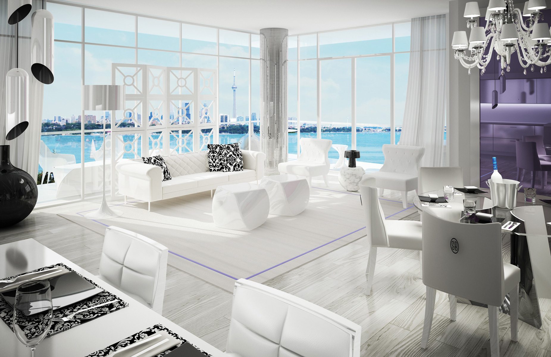 South Beach Condos & Lofts Wine Lounge Toronto, Canada