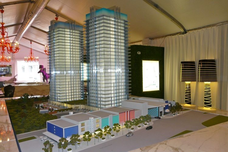 South Beach Condos & Lofts Building Model Toronto, Canada