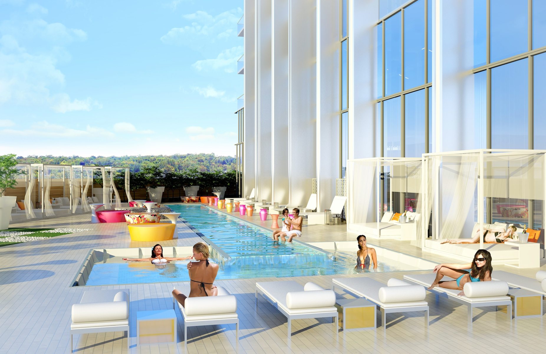 South Beach Condos & Lofts Swimming Pool Toronto, Canada