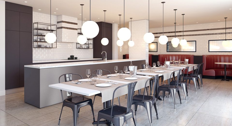 South Hill on Madison Dinning Area Toronto, Canada