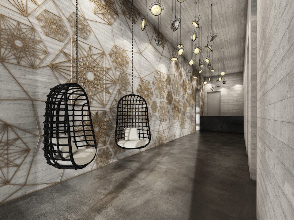 Ten93 Queen West Condos Lobby Toronto, Canada