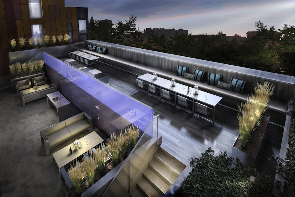 Ten93 Queen West Condos Terrace Lounge Toronto, Canada