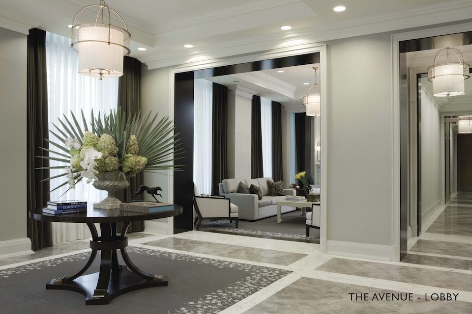 The Avenue Condos Lobby Toronto, Canada