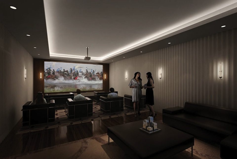 The Mercer Condos Theater Room Toronto, Canada