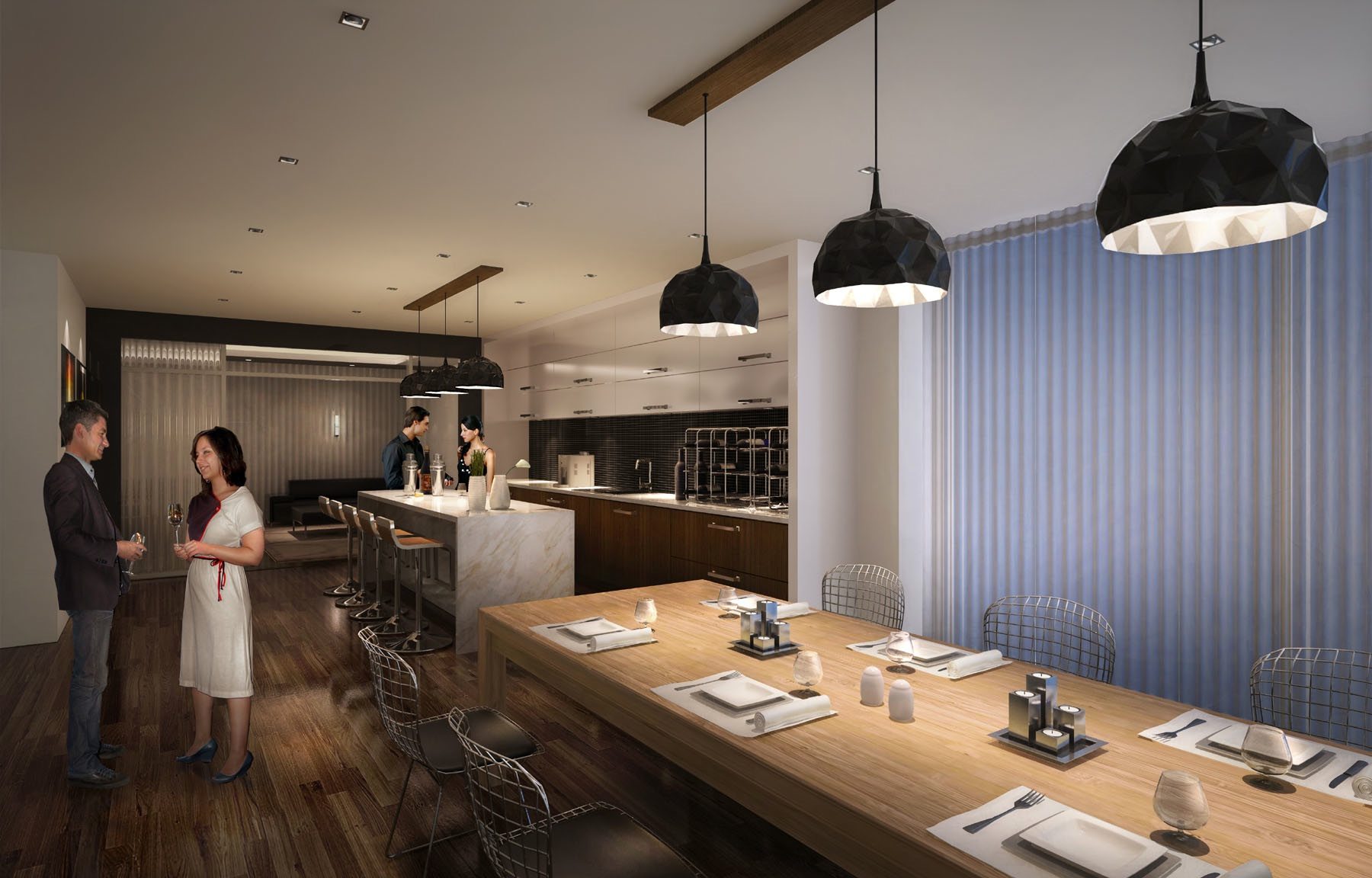 The Mercer Condos Wine Lounge Toronto, Canada