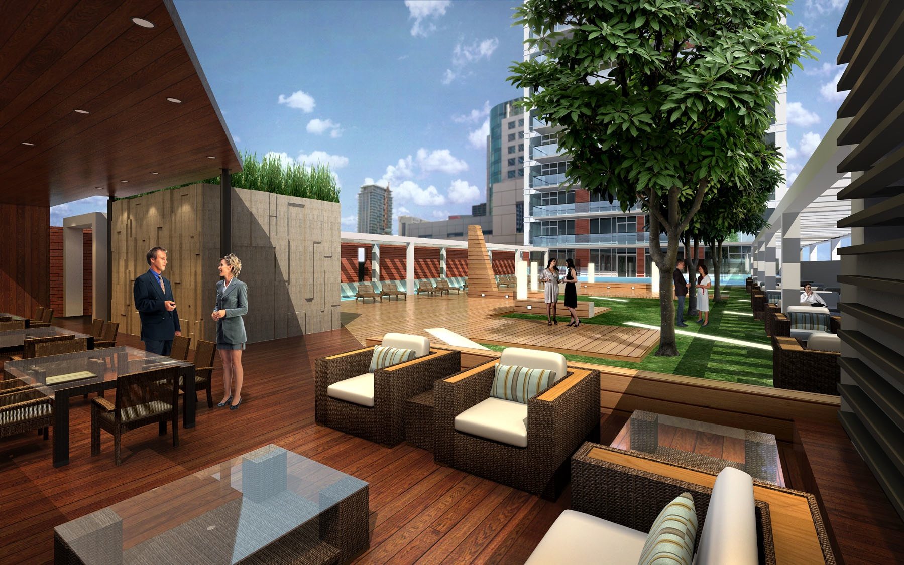 The Mercer Condos Terrace Party Toronto, Canada