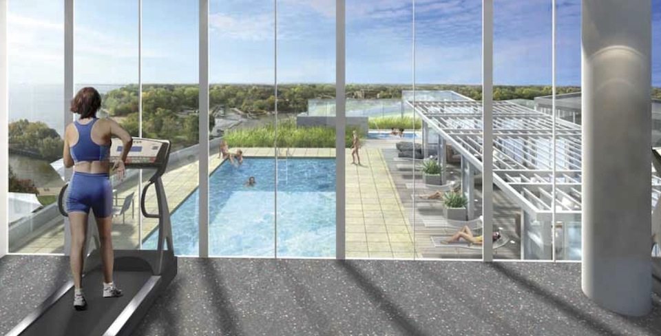 The Shores Condos Fitness Center Toronto, Canada