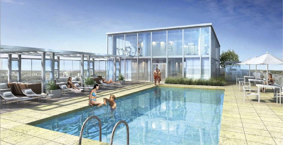 The Shores Condos Swimming Pool Toronto, Canada