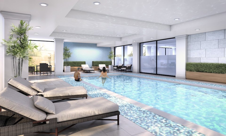 The St. Thomas Condos Swimming Pool Toronto, Canada