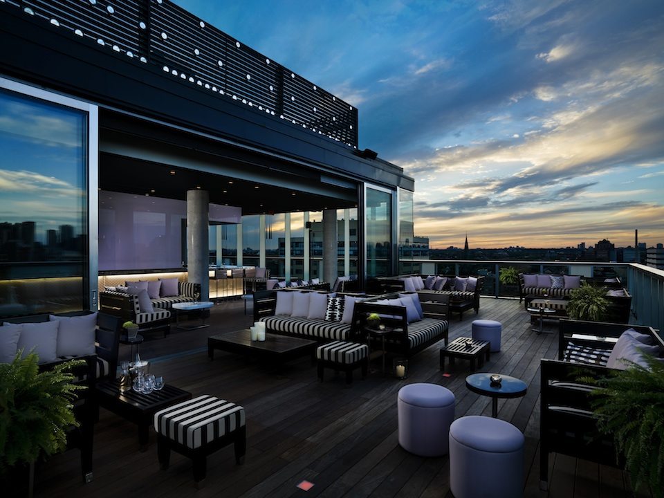 Thompson Hotel & Residences Terrace Lounge Toronto, Canada