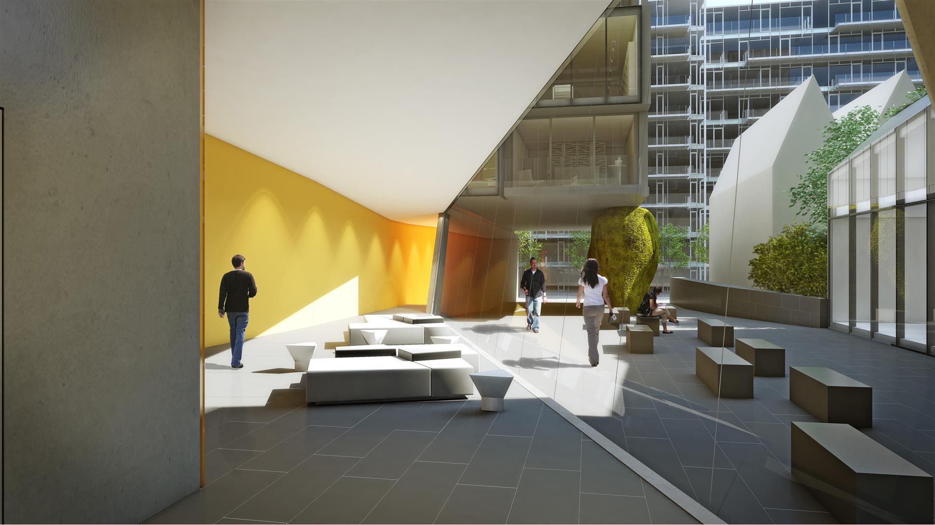 Thompson Residences Lobby Toronto, Canada