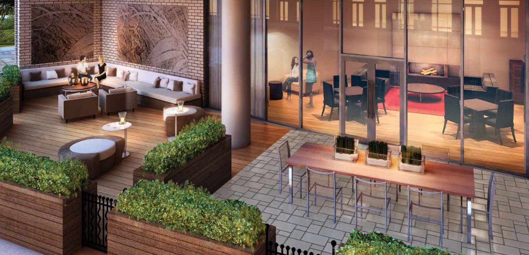 Berwick Condos Terrace Lounge Toronto, Canada