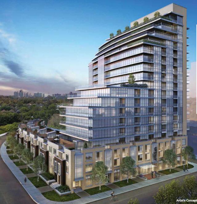 Berwick Condos Building View Toronto, Canada