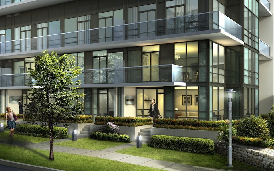 Beyond The Sea Condos Front View Toronto, Canada