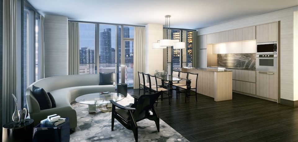 Bisha Hotel and Residences Living Area Toronto, Canada