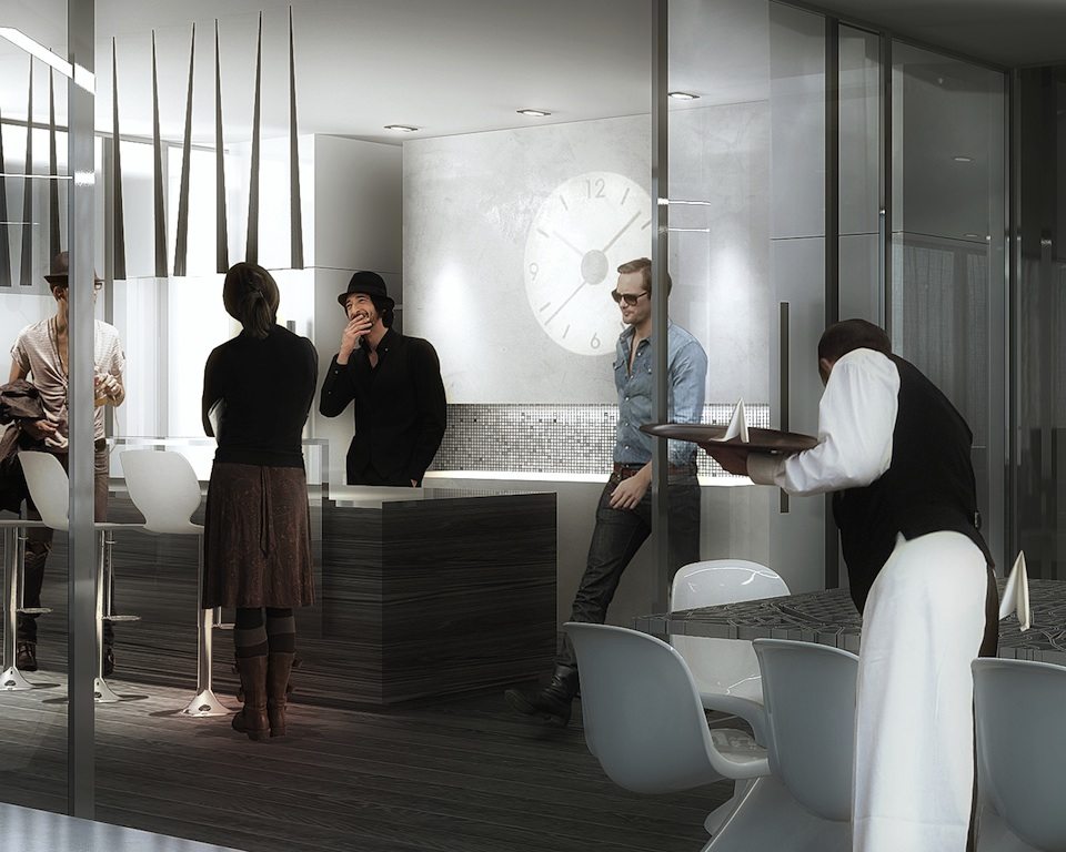Bond Condos Cafeteria Toronto, Canada