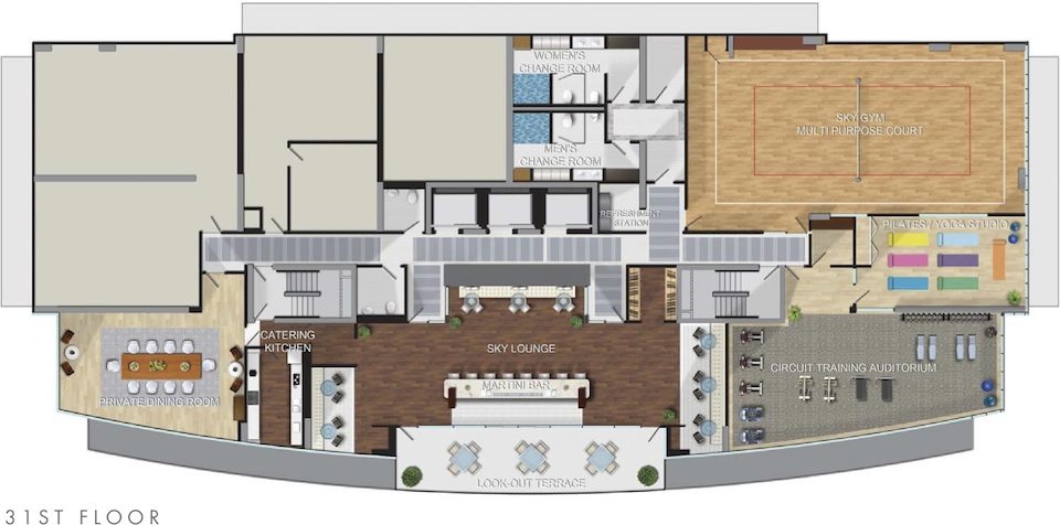 California Condominiums Floor Plan Toronto, Canada
