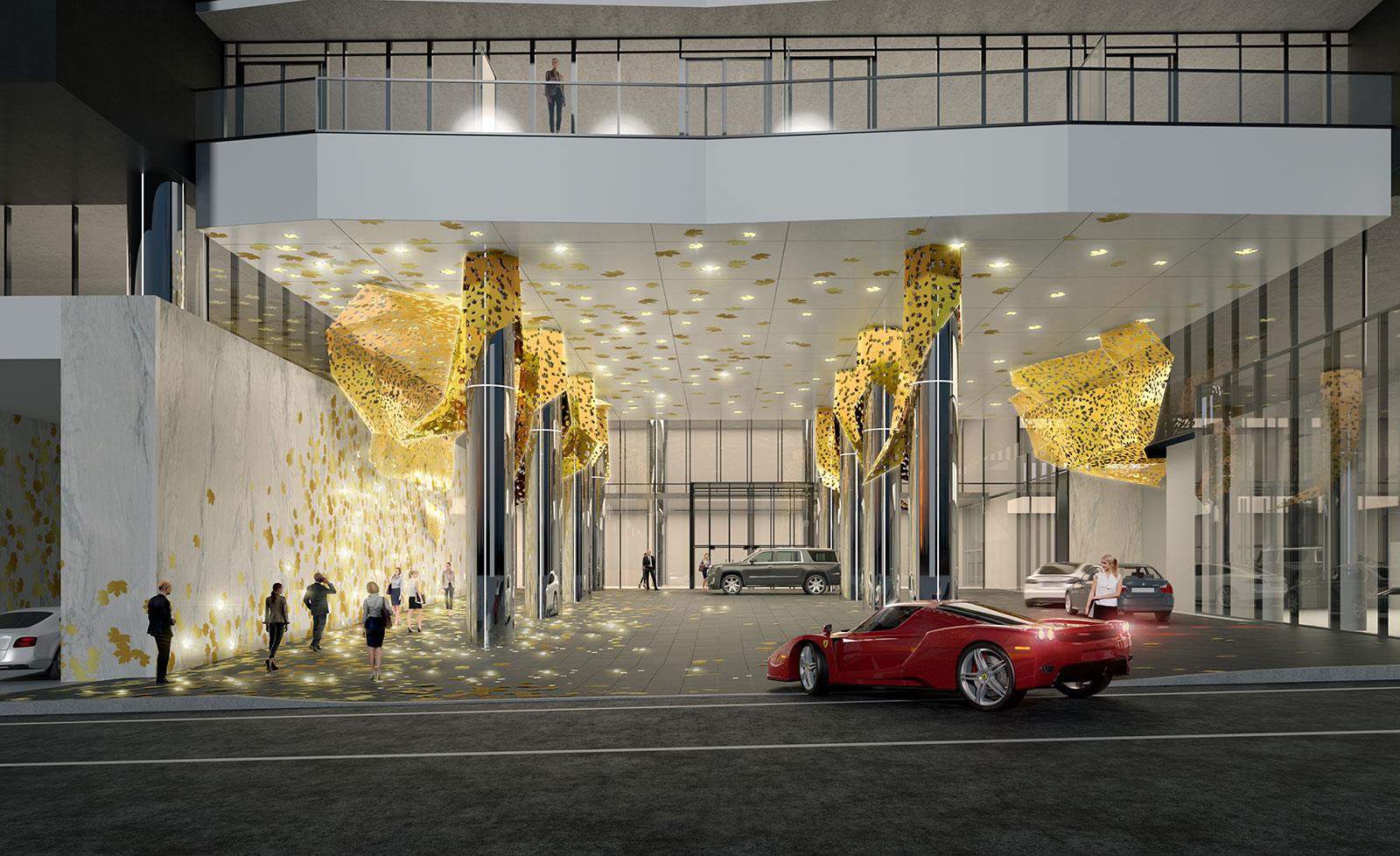 Concord Canada House Entrance Toronto, Canada