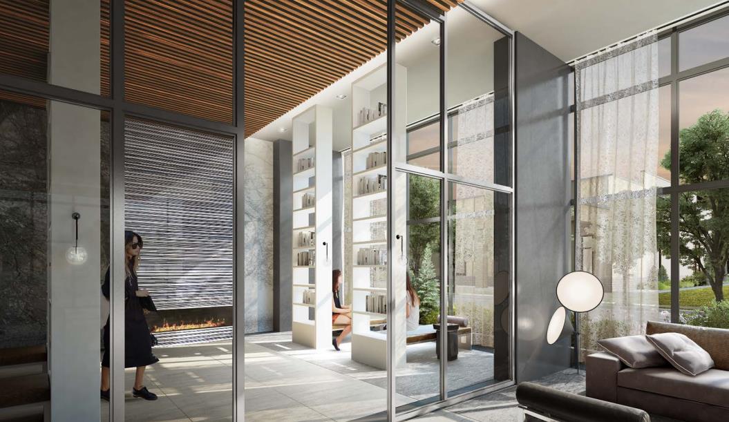 Oak & Co Condos Lobby Toronto, Canada