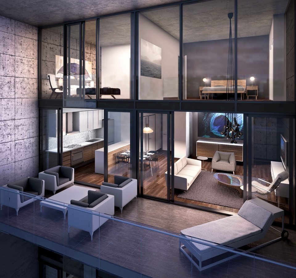 oneeleven Condominiums Balcony Toronto, Canada