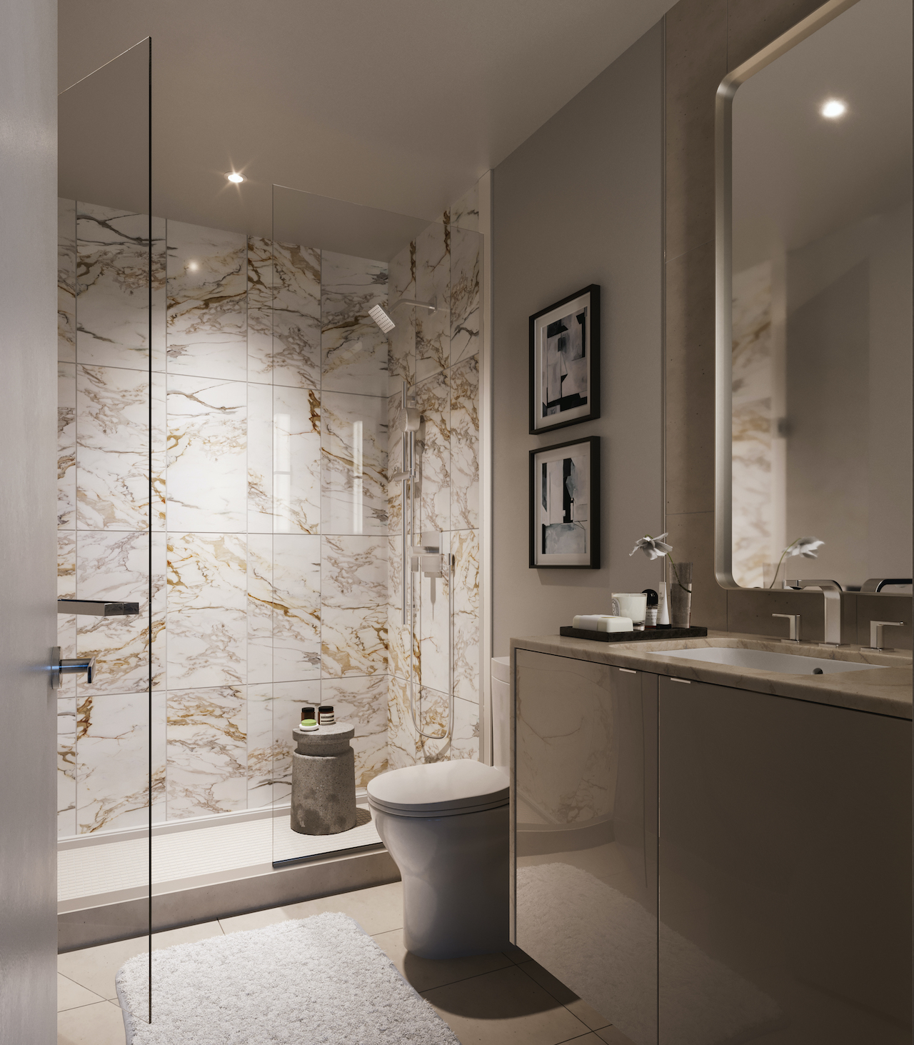 Rendering of The Pemberton Condos suite interior ensuite