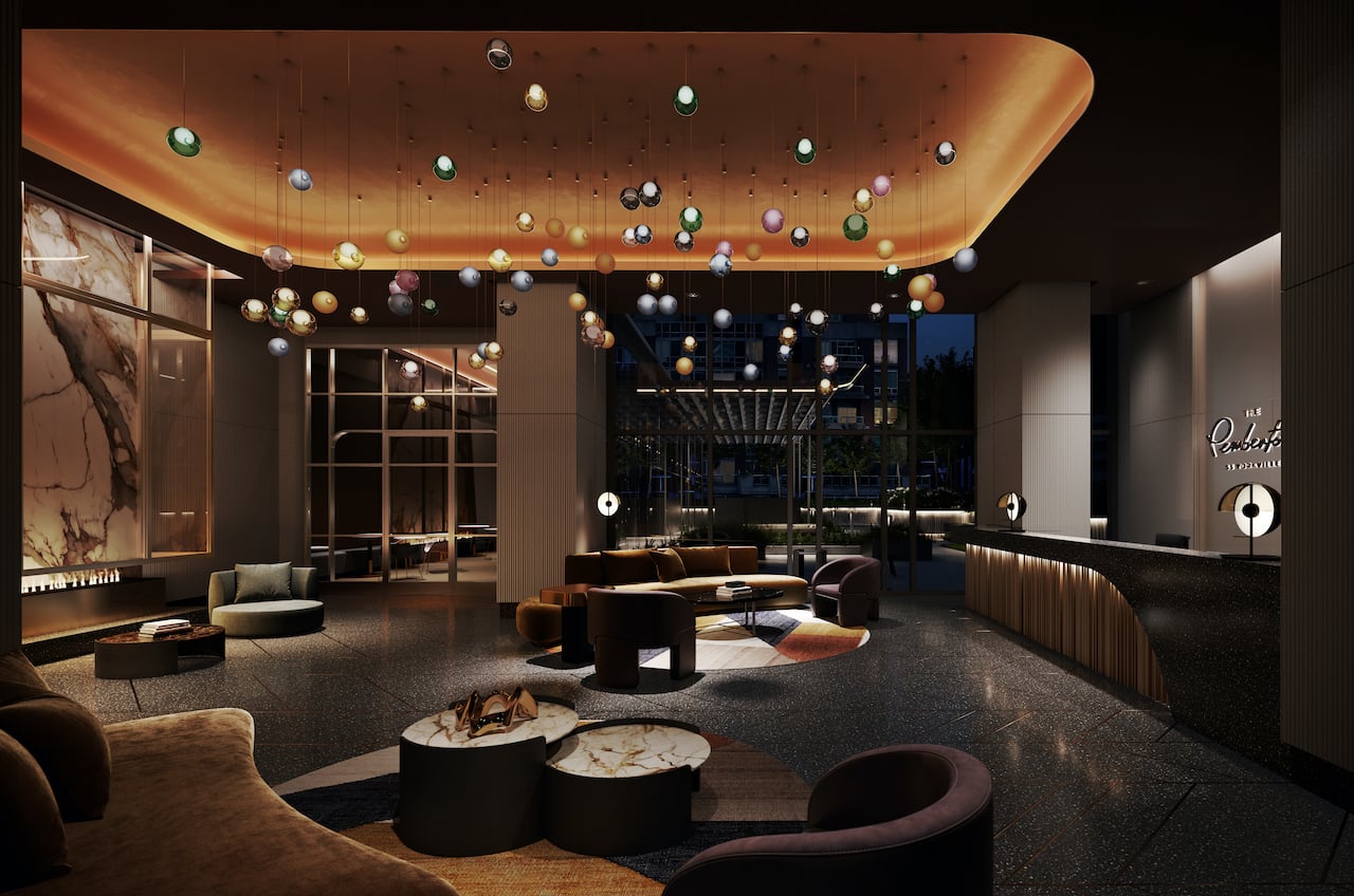 Rendering of The Pemberton Sky Lobby