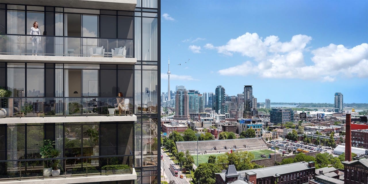 Rendering of XO2 Condos view