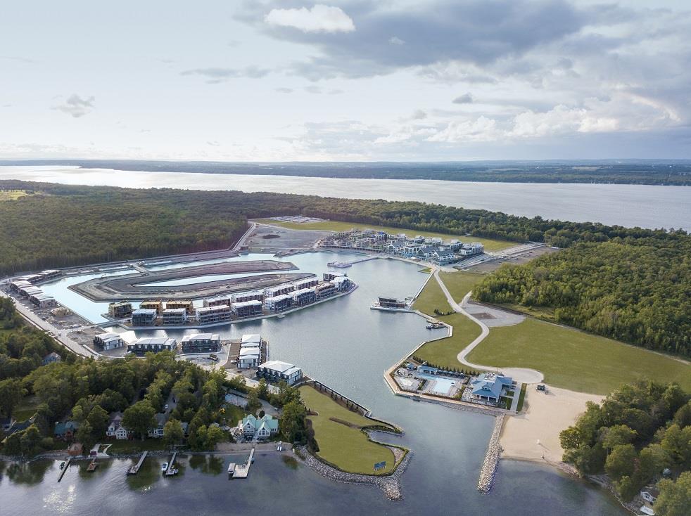 Friday Harbour Resort Condos and Towns aerial